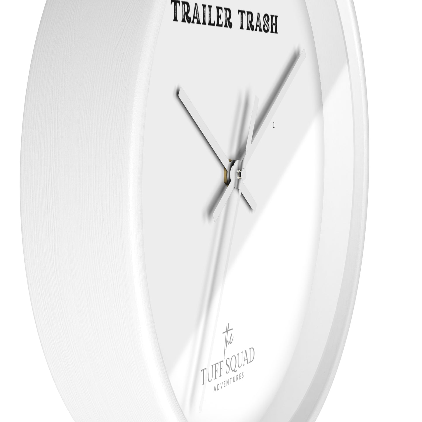 Unique Upper Class Trailer Trash Wall Clock