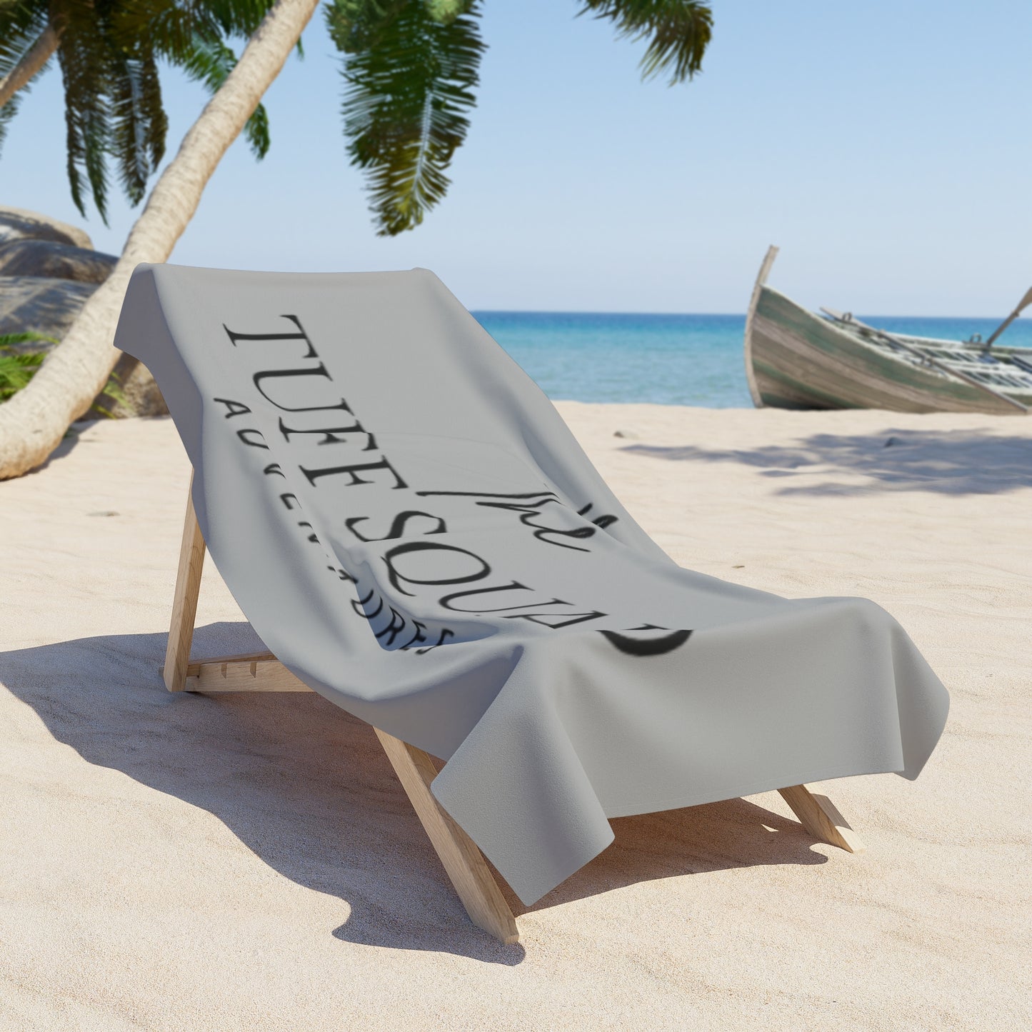 Personalized TUFF SQUAD Beach Towel for Summer Adventures