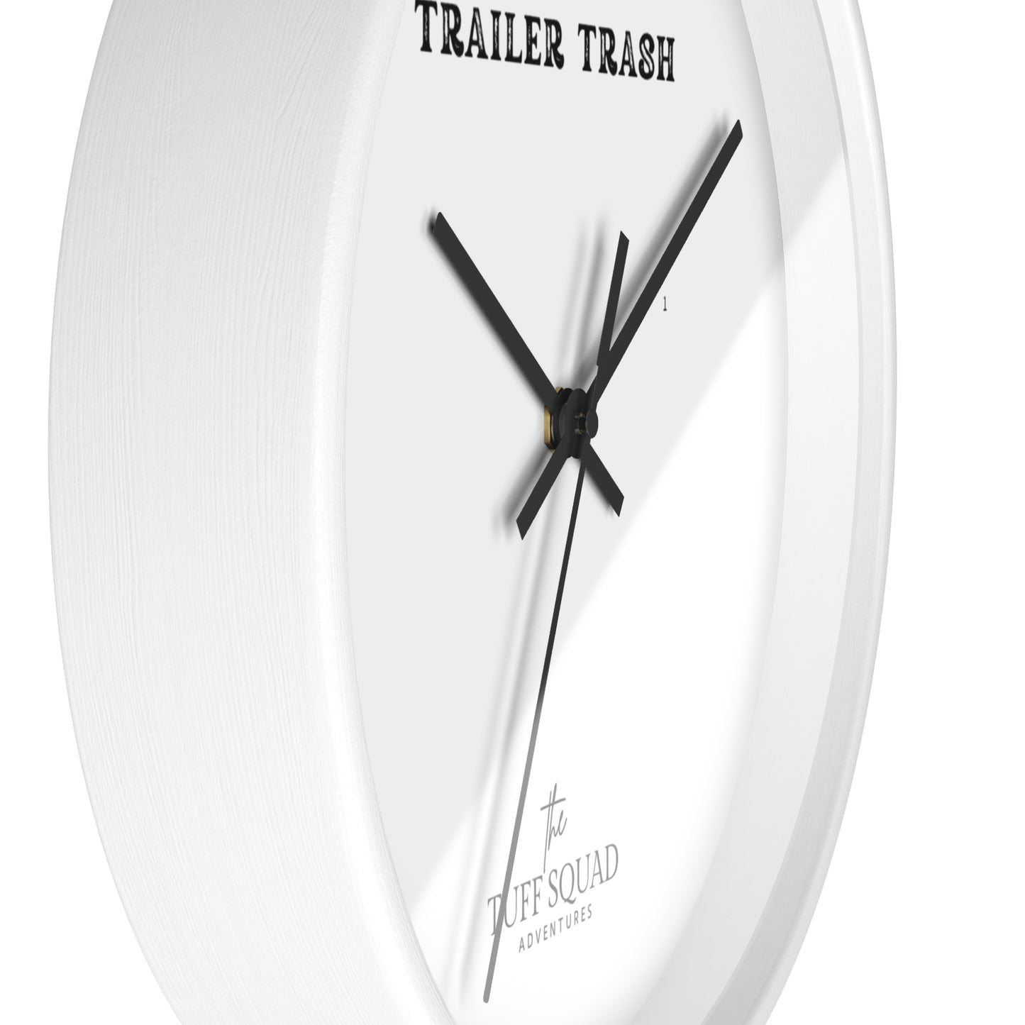 Unique Upper Class Trailer Trash Wall Clock