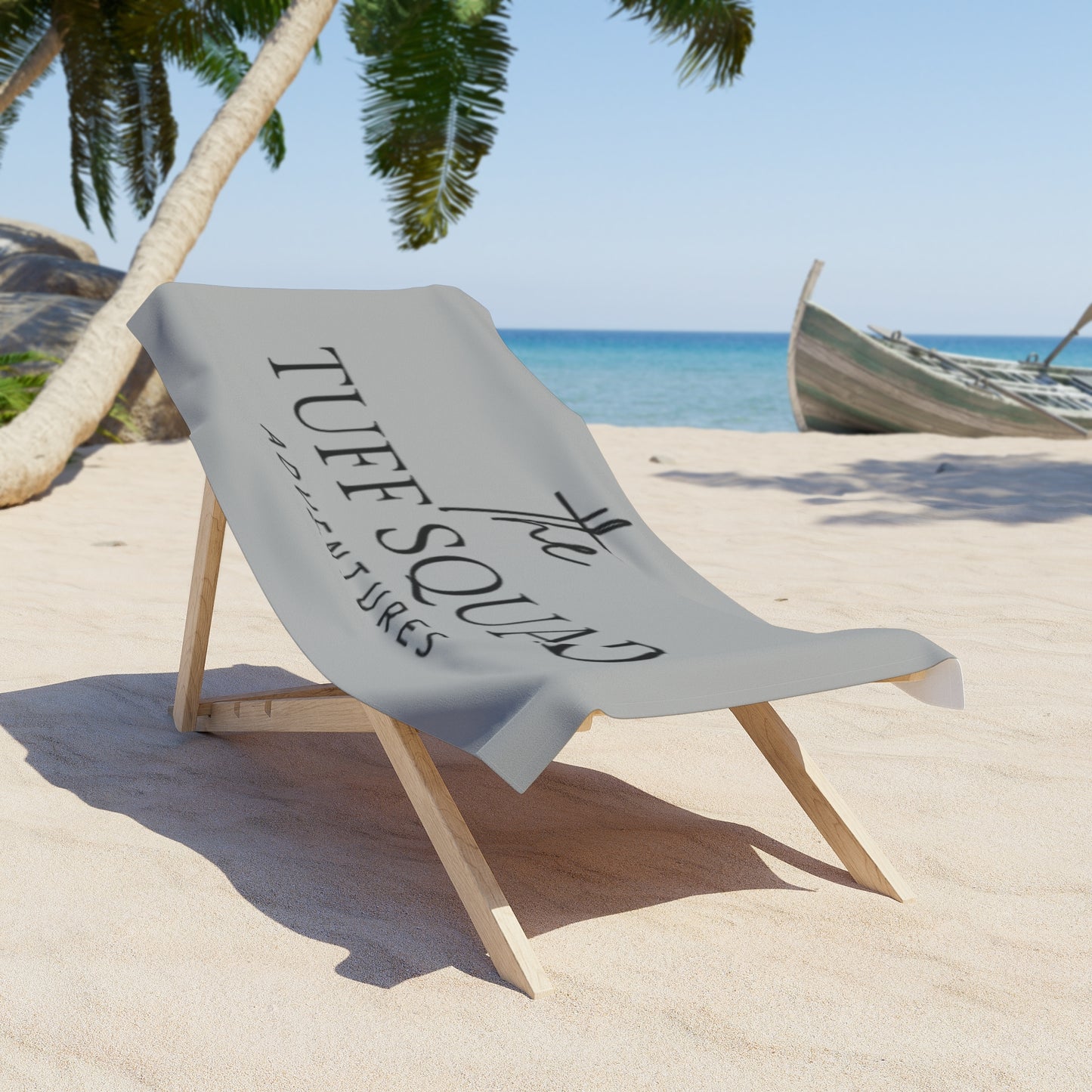Personalized TUFF SQUAD Beach Towel for Summer Adventures