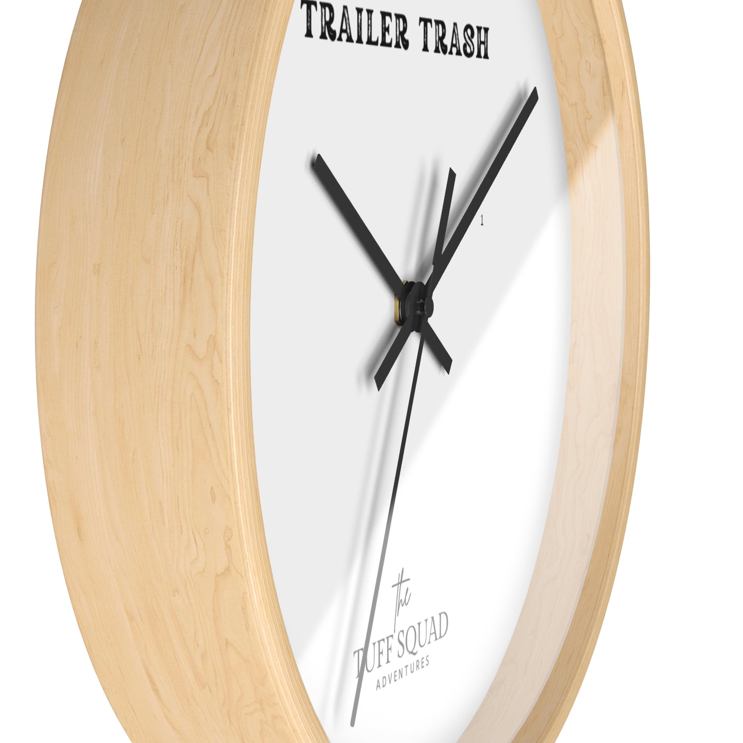 Unique Upper Class Trailer Trash Wall Clock