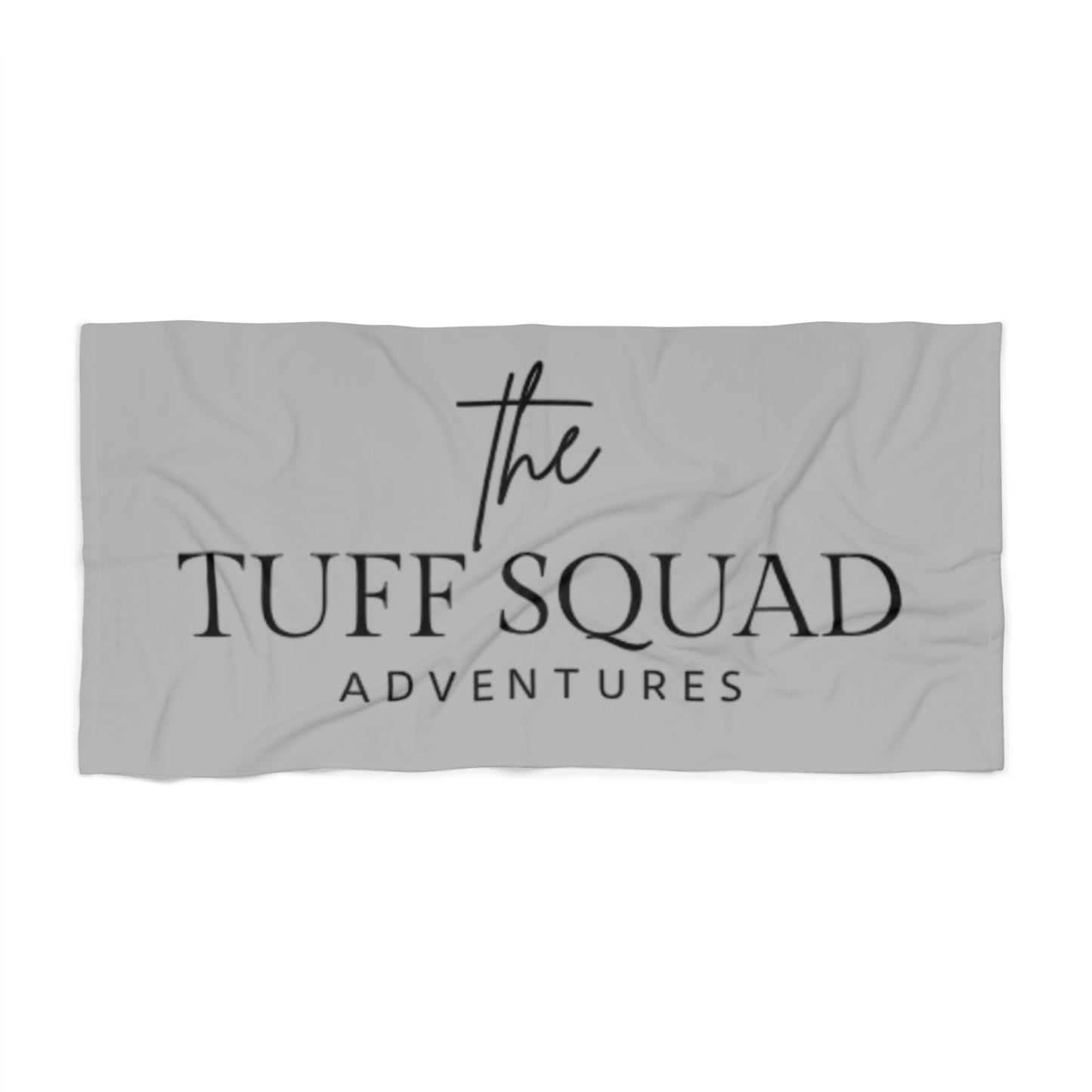 Personalized TUFF SQUAD Beach Towel for Summer Adventures