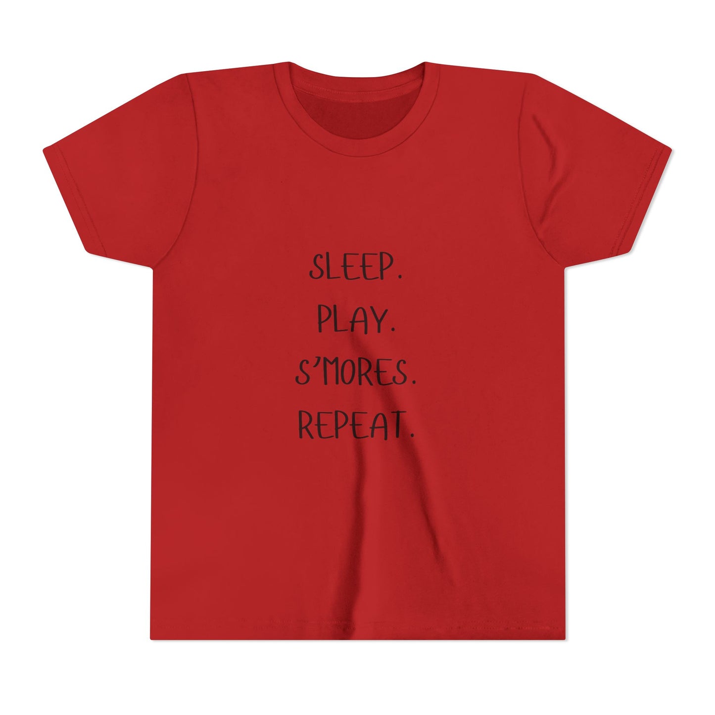 Kids "SLEEP, PLAY, S'MORES, REPEAT" Adventure Shirt