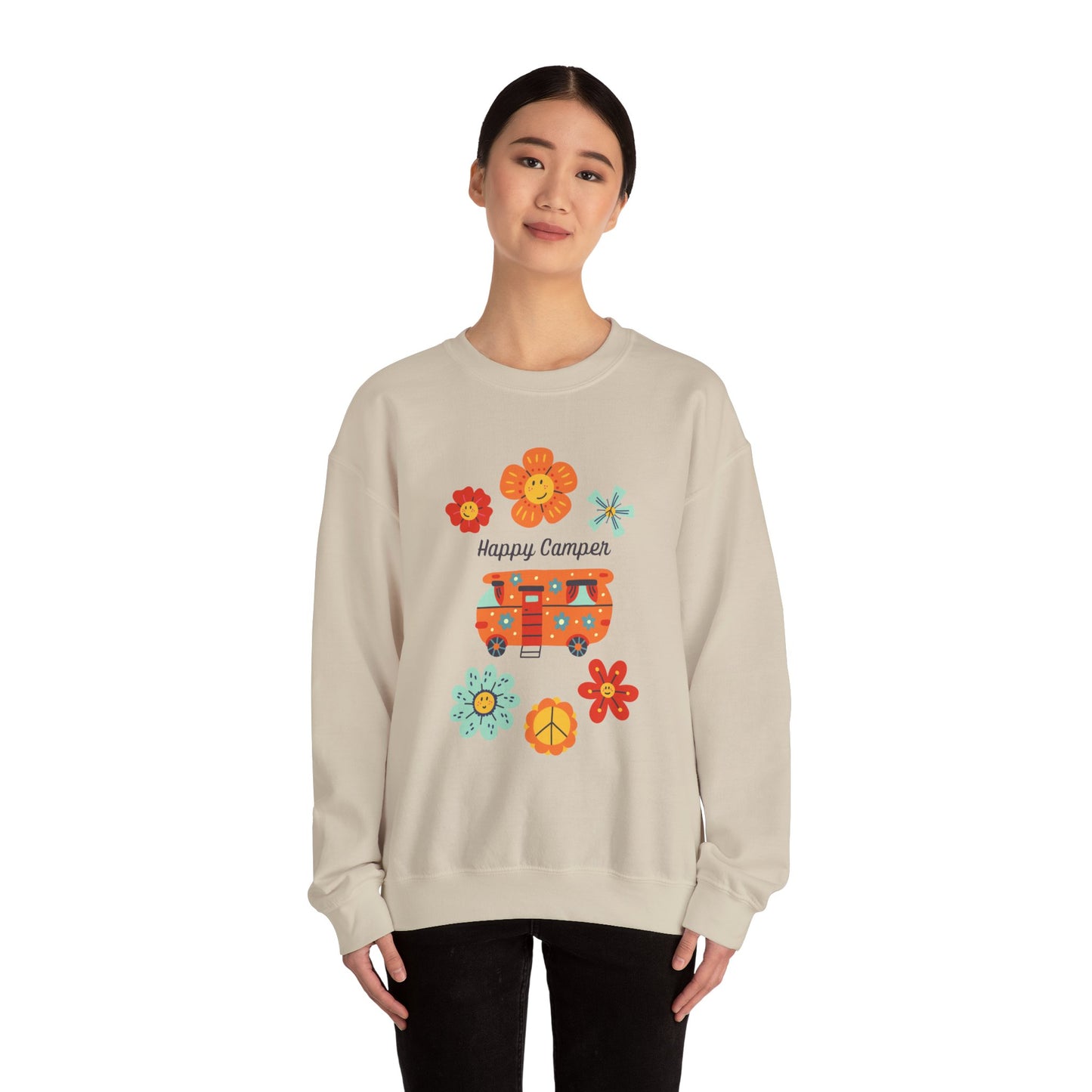 Happy Camper Crewneck Sweatshirt