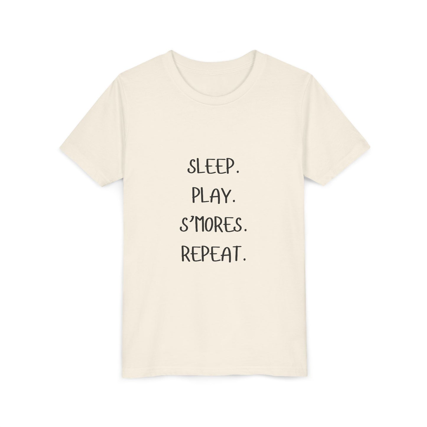 Kids "SLEEP, PLAY, S'MORES, REPEAT" Adventure Shirt