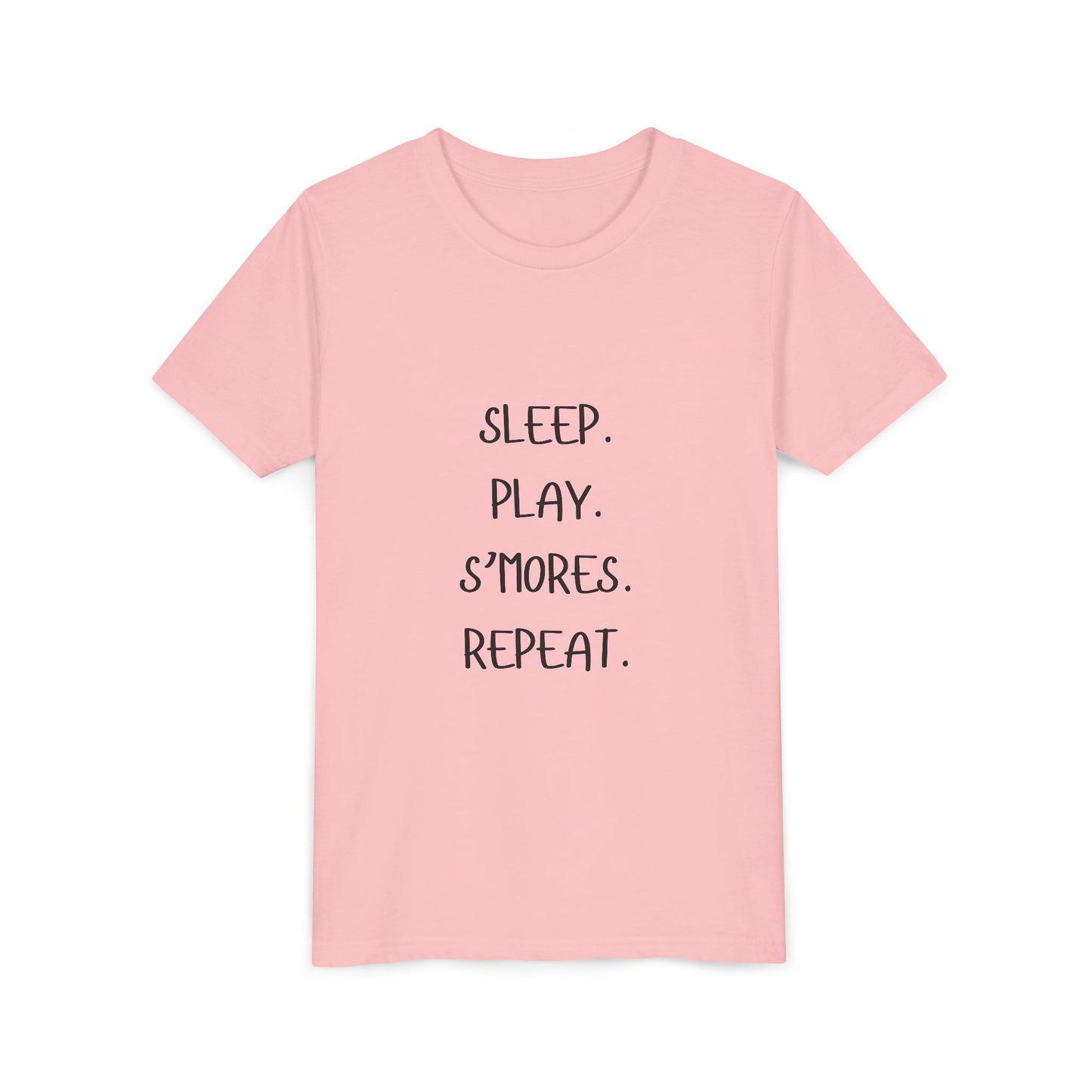 Kids "SLEEP, PLAY, S'MORES, REPEAT" Adventure Shirt