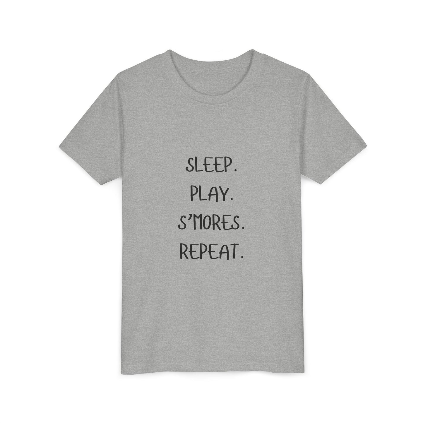 Kids "SLEEP, PLAY, S'MORES, REPEAT" Adventure Shirt