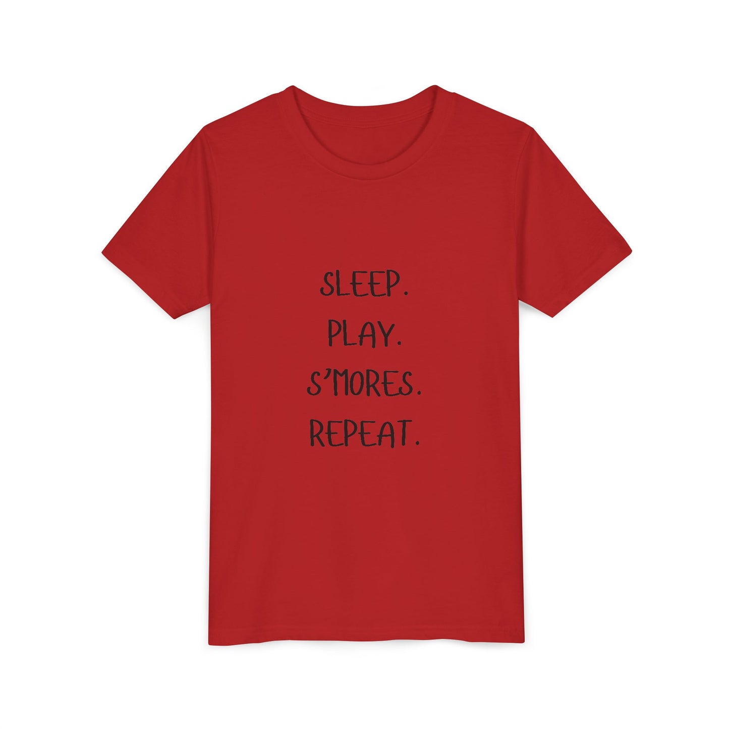 Kids "SLEEP, PLAY, S'MORES, REPEAT" Adventure Shirt