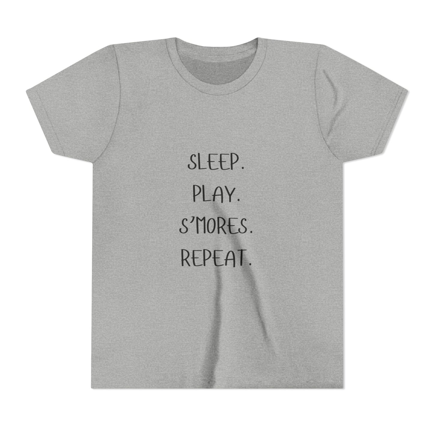 Kids "SLEEP, PLAY, S'MORES, REPEAT" Adventure Shirt