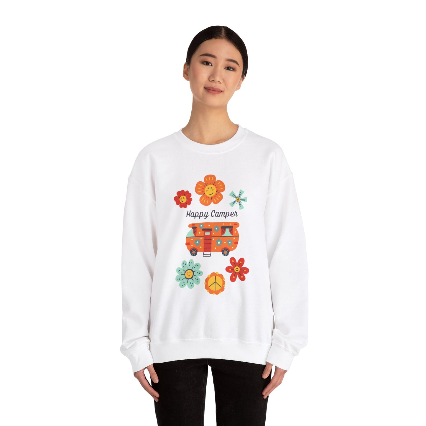 Happy Camper Crewneck Sweatshirt