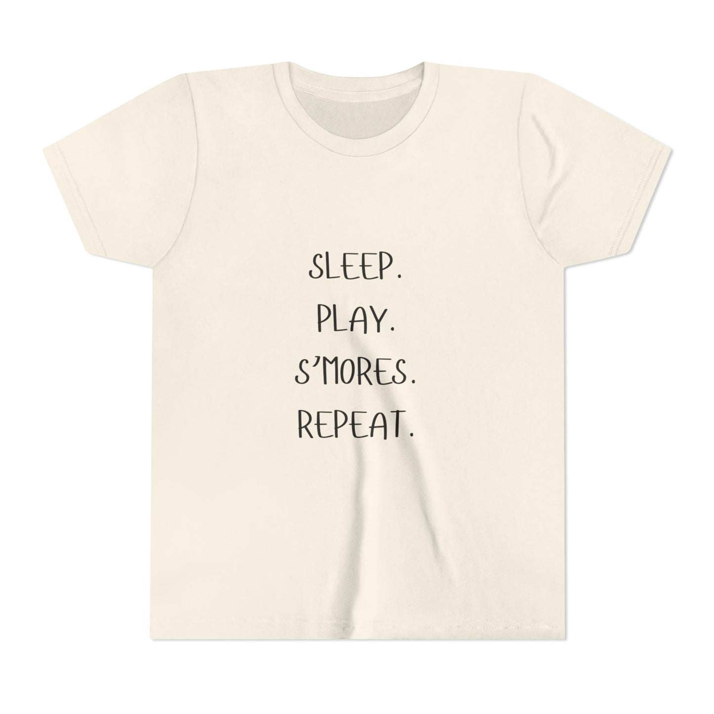 Kids "SLEEP, PLAY, S'MORES, REPEAT" Adventure Shirt