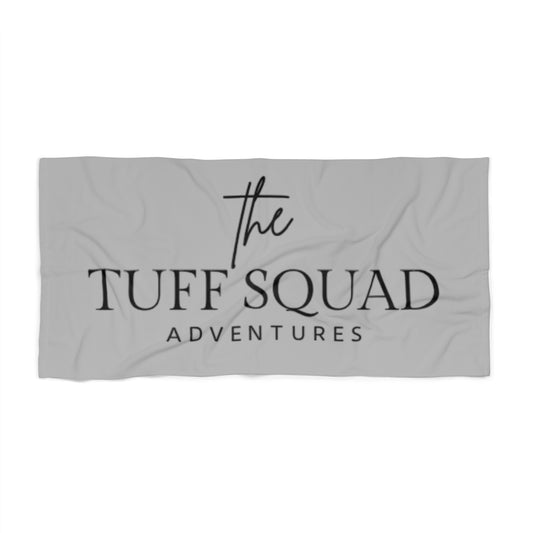 Personalized TUFF SQUAD Beach Towel for Summer Adventures